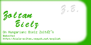 zoltan bielz business card